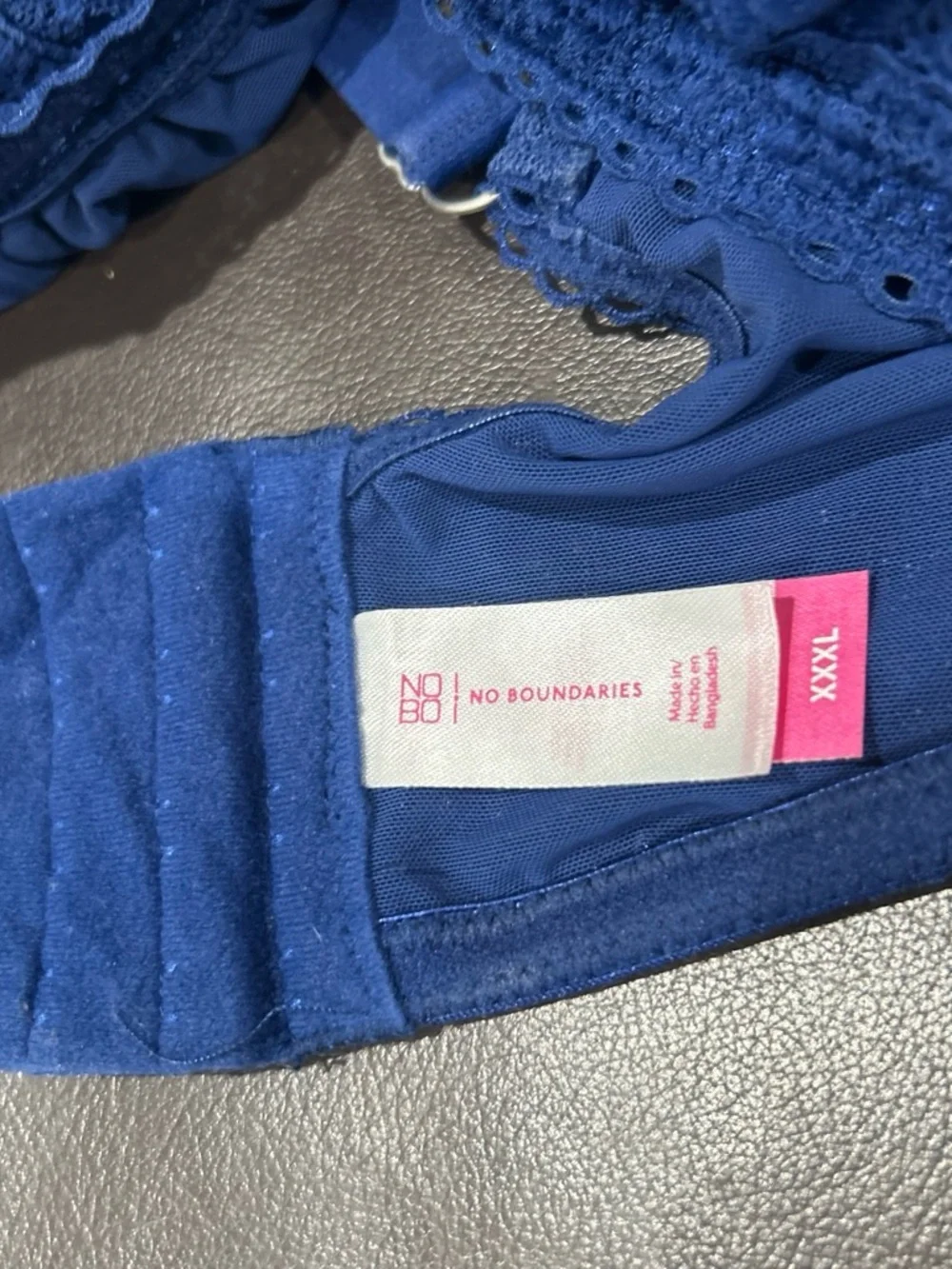 No Boundaries Lace Bralette in Royal Blue